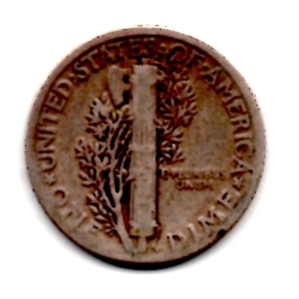Granny Estate Find - 1934 P Mercury Dime 90% silver - Picture 2 of 2
